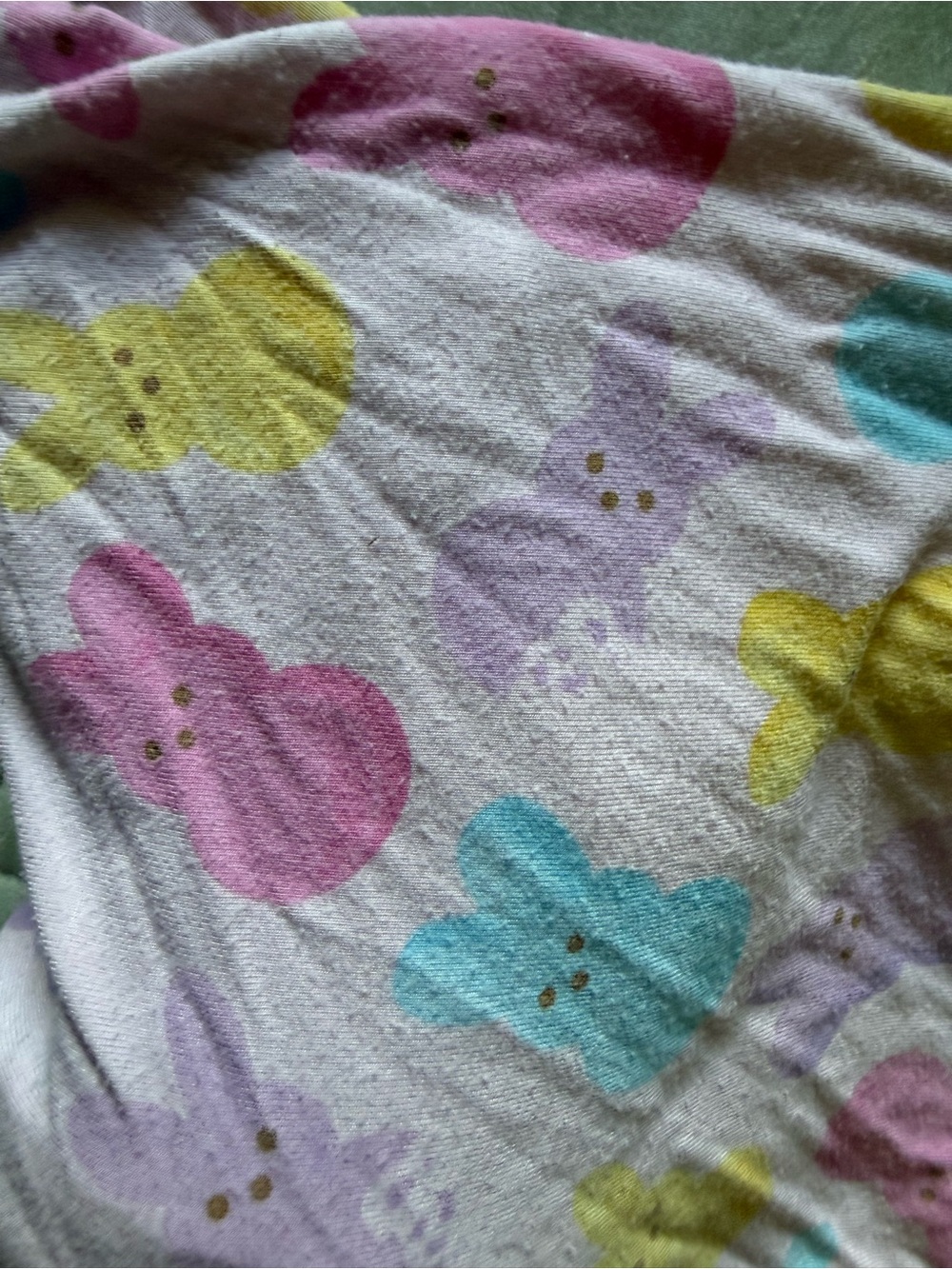 Caden Lane Pastel Multi Bear Print Zip Pajama - Pink, Yellow, Blue, Purple - Picture 2 of 2